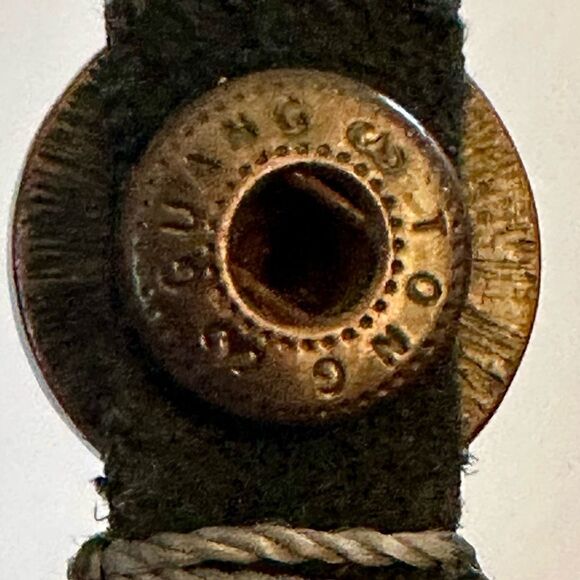 Guang Tong Gray thread wrapped leather bracelet - Picture 3 of 4